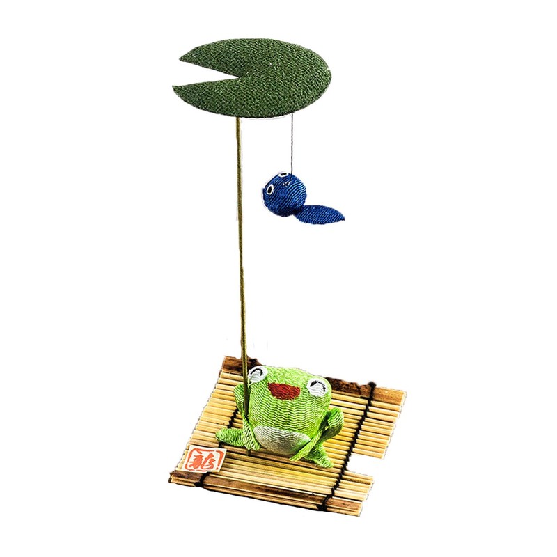 Teru Frog Summer Tradition Handmade Crepe Nagomi Japanese Goods (Owl)