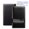 Sooez Leather Professional Business Card Book Holder Organizer, 240 Capacity
