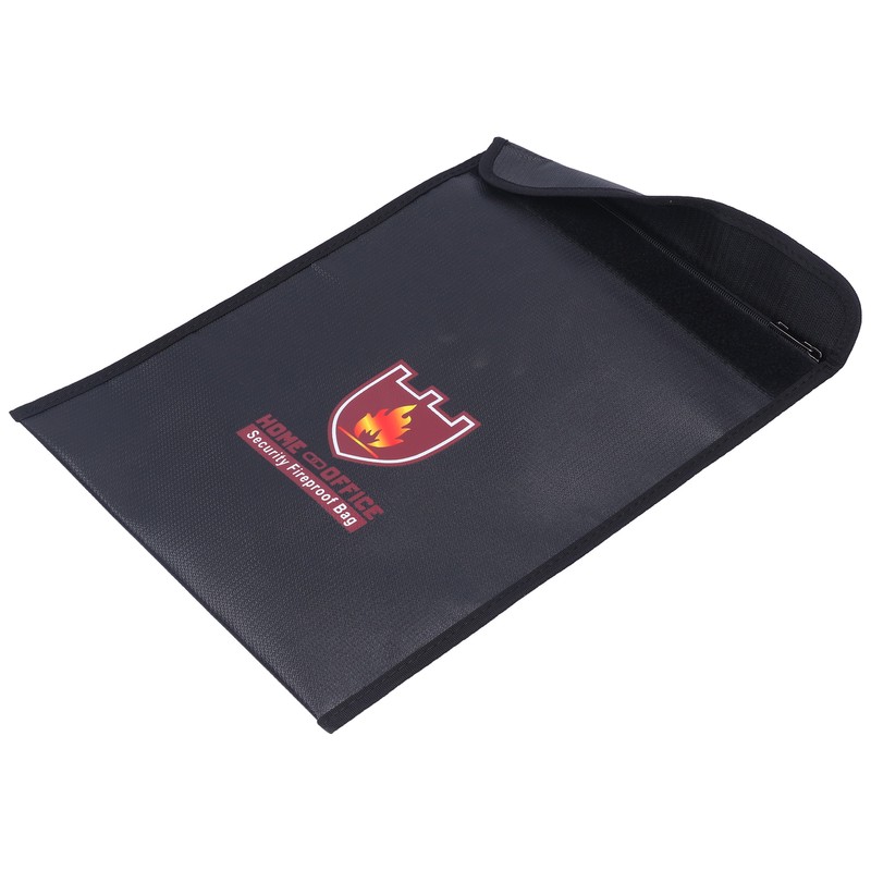 Fireproof Waterproof Bag Multi Function Money Document Jewelry Valuables Pouch