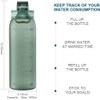 Teentumn Time Marker Water Bottle 30 oz with Push Button