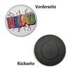 Helau Magnet with Colourful Confetti Design, Perfect for Carnival Decoration,