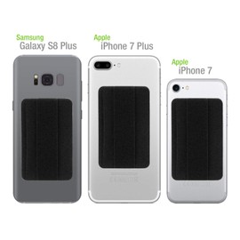 Cellet EZStick Self Adhesive Slim ID and Credit Card Holder Stick-On Phone Wallet and Holding Strap Compatible with Phone 11/11 Pro Xr Xs/Max X 8/Plus Note 10 9 Galaxy S10/Plus 5G S9 S8 Pixel 3 XL