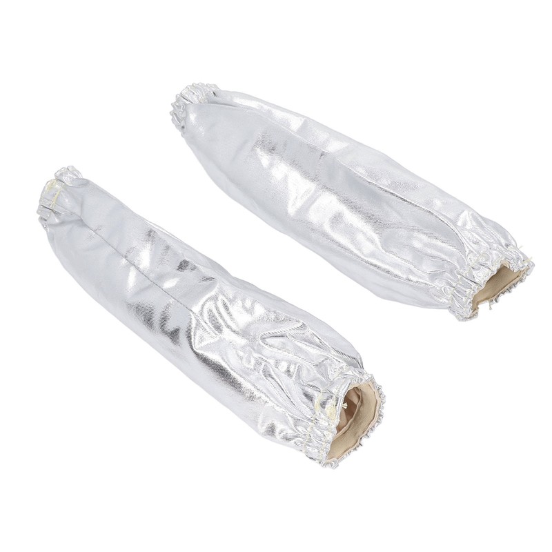 1 Pair Arm Oversleeves Insulated High Temperature Resistant Aluminum Foil