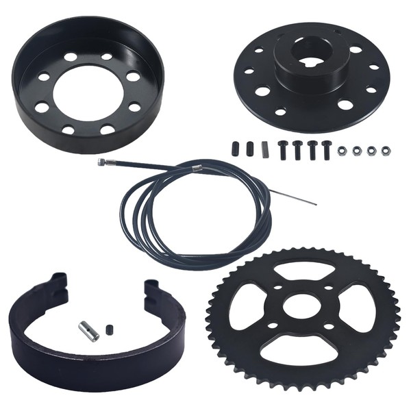 CPVNQMDG Rear 4" Drum Brake Band Pin with 420 Chain