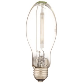 GE Lucalox High Pressure Sodium Light Bulb, B17 HPS Bulb, 100 Watt