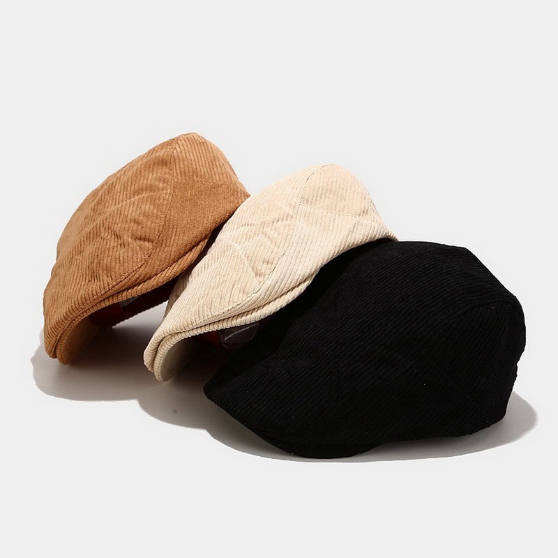 Faringoto Sun Protection Peaked Cap Casual Beret Retro Painter Hat,