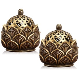 FEMONGY Incense Cones Holder 2 Pieces Incense Cones Holder Lotus Incense Burner Incense Holder Incense Holder for Home Office Tea House Decoration 4 cm