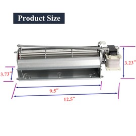 Replacement Fireplace Blower Kit for Heatilator, Majestic, Temco Fireplaces, FK4 GFK4B GFK4 Fireplace Blower Kit for Heatilator ND4236, NDV4236I, Rotom HBRB74K | Quiet Fireplace Blower