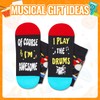 Zmart Drumming Gifts for Drummer - Drumline Percussion Socks for