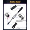 GLEXQLAO Fuel Injector Puller Removal Tool Kit Compatible with Ford