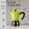 LAOION Stovetop Espresso Maker, 6Cup Moka Pot, Espresso Machine Compatible