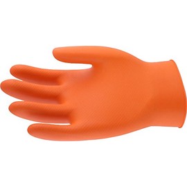 UCI DG-Maxim™ Premium Extra Thick NBR Nitrile Disposable Gloves 50's - Tattoo (Medium, Orange)