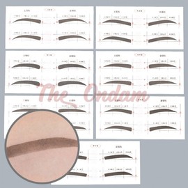 The Ondam New Type Eyebrow Grooming Sticker and Trimmer Men's Eyebrow Grooming Type E 8ea