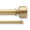 MODE Premium Collection Double Curtain Rod Set (1 1/8" Front