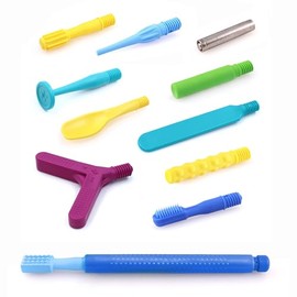 ARK's Z-VIBE SENSORY INTEGRATION KIT - ultimate kit with most popular sensory oral motor tips and spare battery