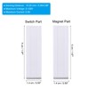 PATIKIL Surface Mount Wired NC Door Contact 5 Pieces 0-100