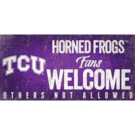 Fan Creations TCU Fans Welcome Sign, Multi