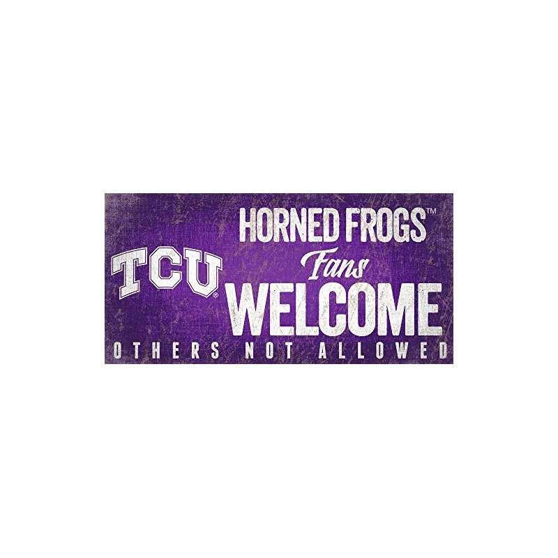 Fan Creations TCU Fans Welcome Sign, Multi