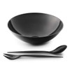 Krenit Salad Servers, Melamine, black, Standard