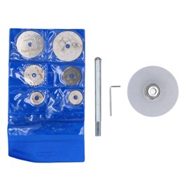 Inside PVC Pipe Cutter with Adjustable Depth Gauge Guide and 6 Saw Blades 0.315in Hex Key Shaft Pipe Cutting Set