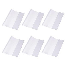 Book Cover, Transparent Book Cover, Book Covers, School Books, Protective Cover, Book Cover, Transparent, Book Covers, School Books, Waterproof Book Cover, for School Home, Office, Pack of 6