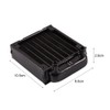 Richer-R Computer Cooling Radiator, Aluminum Radiator Water Cooling Cooler Row