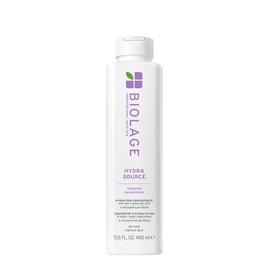 Biolage Pflegendes Shampoo für trockenes und beschädigtes Haar, feuchtigkeitsspendend und aufhellend, angereichert mit Aloe Vera und Hyaluronsäure, Hydrasource, 400 ml