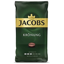 Jacobs Kronung Whole Bean Coffee 500 Gram / 17.6 Ounce (Pack of 2)