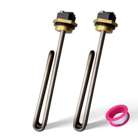 2 Pack HE 55220 Titanium Water Heater Element, Screw in 5.5KW 220V Replacement Part. Compatible with for Ecosmart ECO POU 6 ECO 8 ECO 11 Smart Electric Tankless Water Heater Heating Element