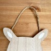 Darthome Hanging Zebra Head Plaque Wooden Childrens Bedroom Safari Animal