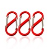 S Carabiner - Small Carabiner - Carabiner Key Ring with