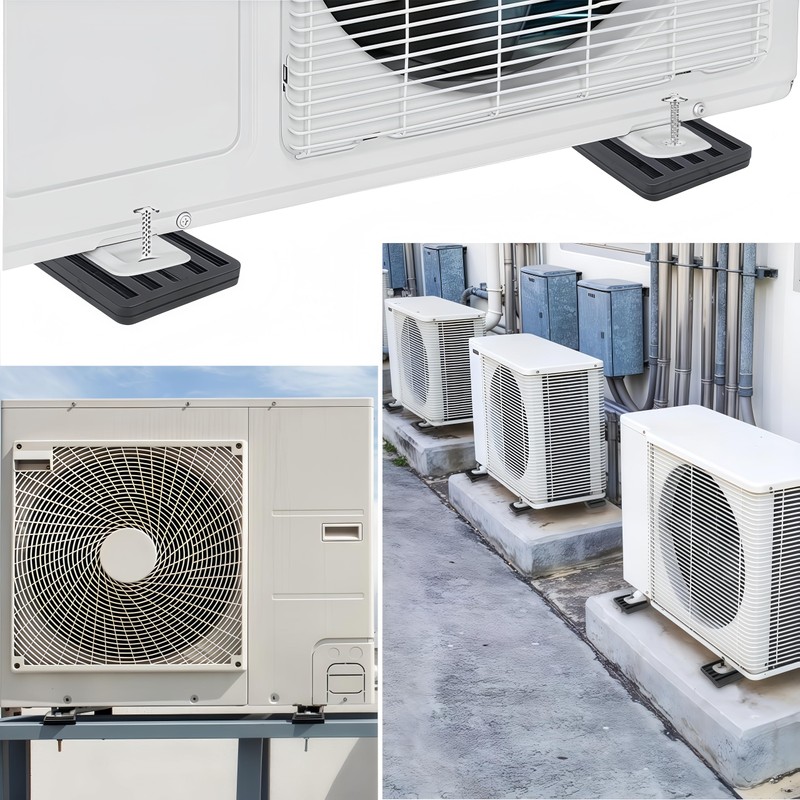 Anti Vibration Rubber Air Conditioner, 12 Pieces, Anti-Vibration Feet, Non-Slip