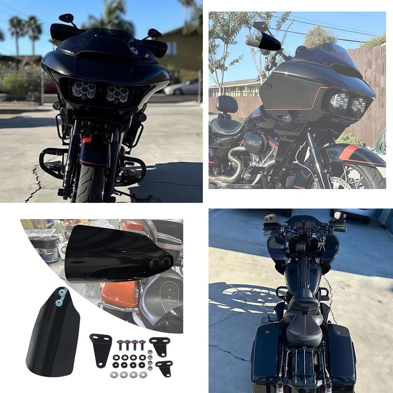 FWXEOZ Motorcycle Handguards for Touring Street Road Glide/Softail Street Bob