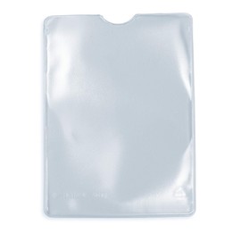 HERMA 1328 ID Card Holder Transparent Pack of 10 for Protection for Documents in DIN A7 Format, Plastic Card Sleeves Protective Cover Set, Transparent