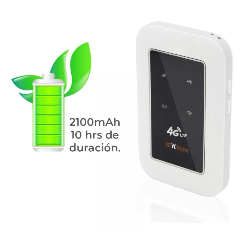 EGTMA Router Mini Inalámbrico 4g Lte Hotspot Portátil Wifi