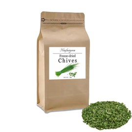 Freeze Dried Chives - Chopped Chives, Substitute for Fresh Chives, Chives Seasoning, Non-GMO, Gluten-Free (1 bag Freeze-dried chives)