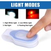 LED Flashlight Clip On Flashlight Nursing Night Light Clip Hands