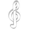 Nagao Cookie Cutter, Cookie Cutter, Stainless Steel, Treble Clef