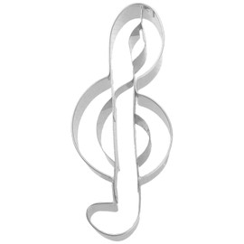 Nagao Cookie Cutter, Cookie Cutter, Stainless Steel, Treble Clef