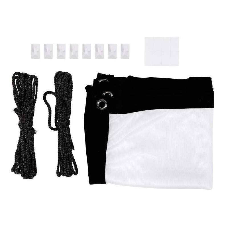 Portable HD Projector Screen 16: 9 Film Screen without Folds,