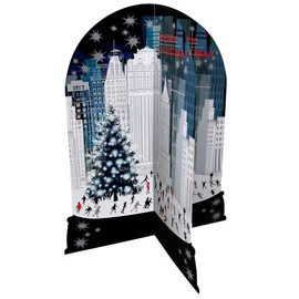 3D Christmas Advent Calendar with 24 Windows - New York
