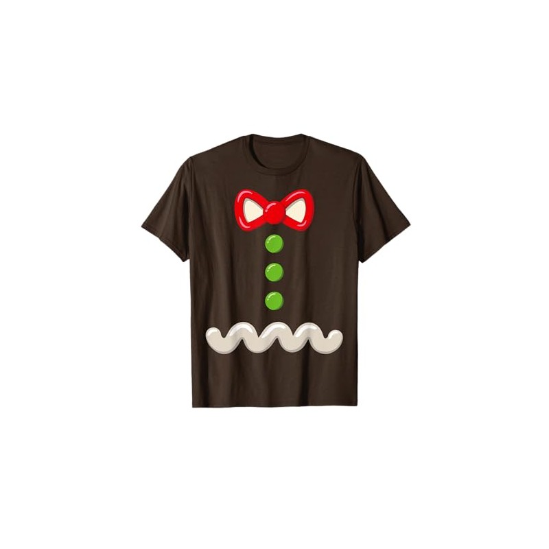 Gingerbread Man Costume Shirt Kids Men Women Funny Christmas T-Shirt