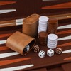 RERIVER Backgammon Set 2 Players Classic Backgammon Sets for Adults