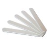 RM Beauty Nails Nail File White Straight Nail Files 100/180 Grit Pack of 5)