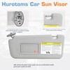 Hurotoms Sun Visor for 2004 2005 Toyota RAV4, Gray Left