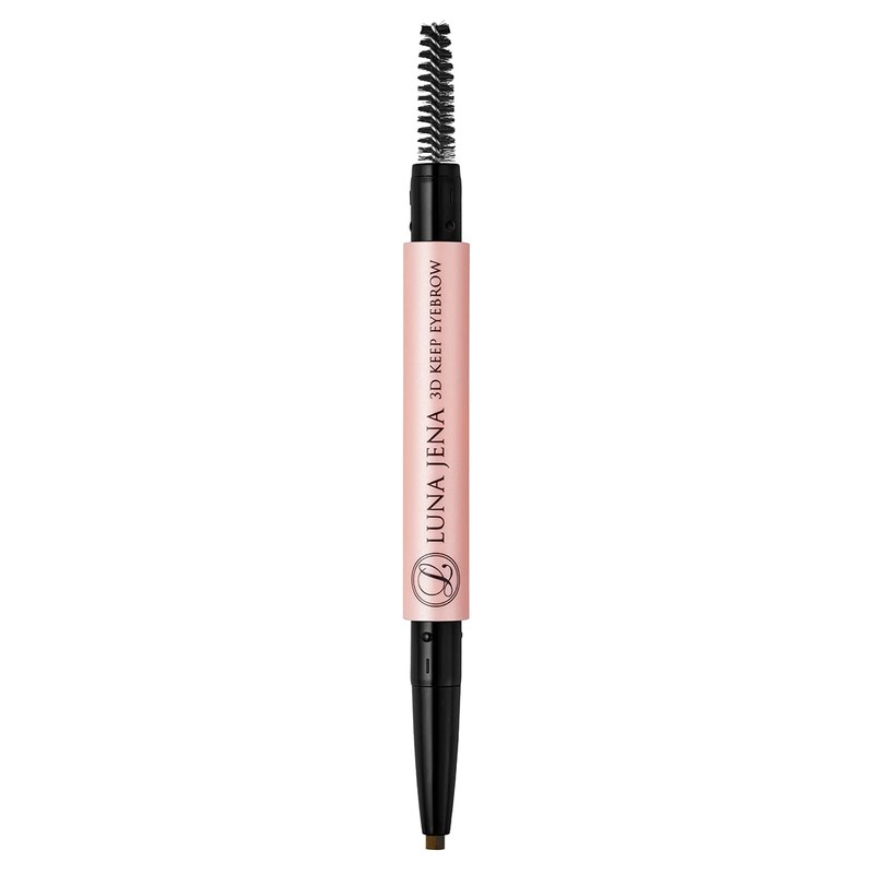 Luna Jena 3D Keep Eyebrow Pencil, Brown, Gray, 2 Colors,