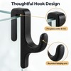 Shower Door Towel Hook for 8mm Glass – PET Door-Mount