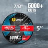 Black Cut Off Wheels 5 Inch for Metal and Steel