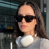 anteojos de sol polarizadas cuadradas retro para hombres y mujeres,
