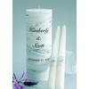 Marble Wedding Unity Candles